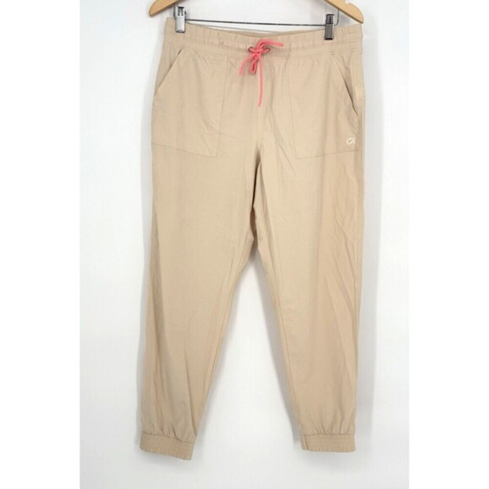 GapFit Joggers Women's Beige Ripstop Hiking Pants Joggers Size‎ Medium